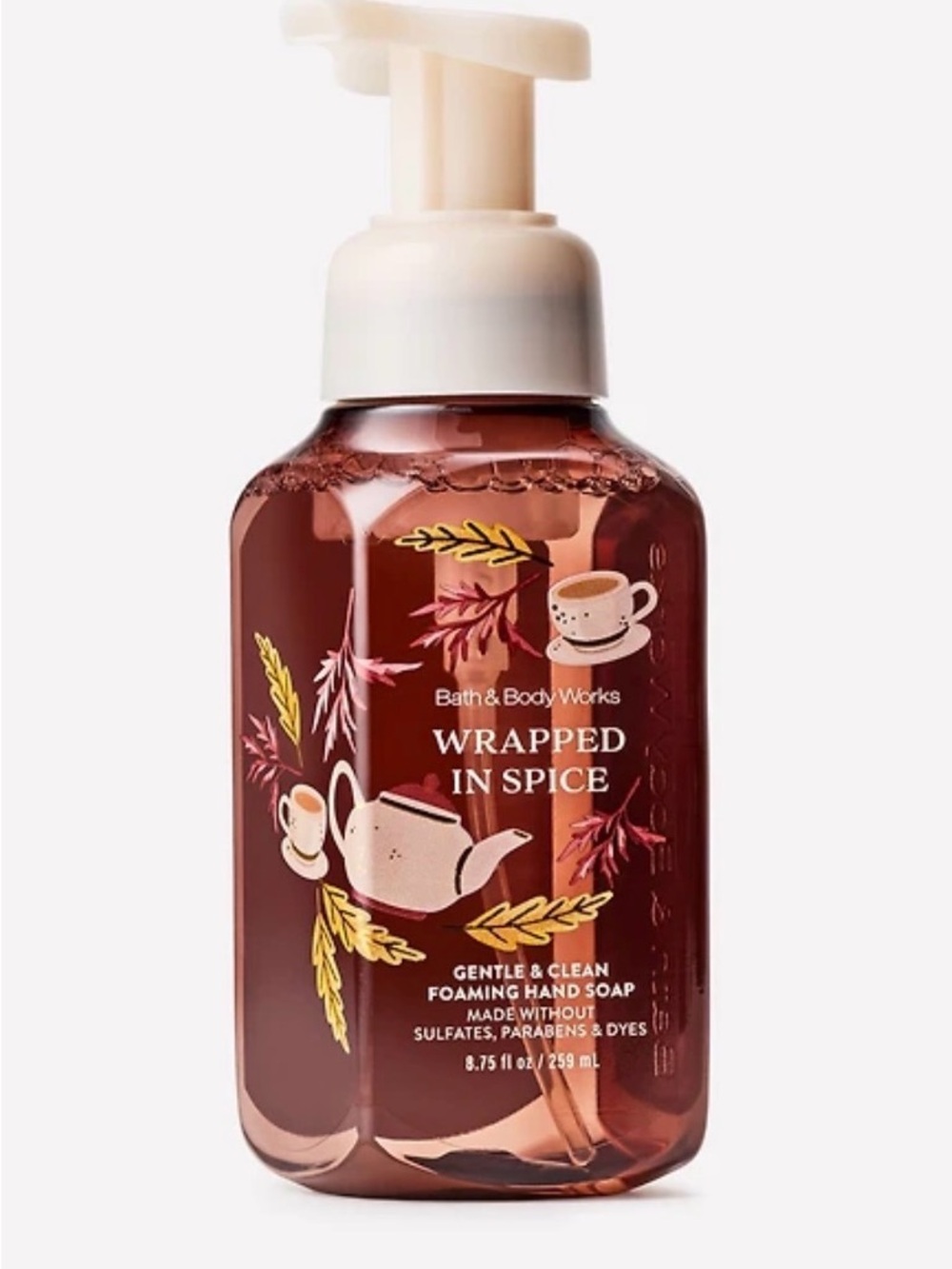 Bath & Body Works Wrapped in Spice gentle and clean foaming hand soap